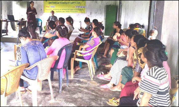 Participants during the skill development training organized by KVK Peren from October 27 to 29. (Photo Courtesy: KVK Peren)